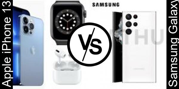 Compare Apple iPhone 13 Pro Max vs Samsung Galaxy S22 Ultra - Phone rating