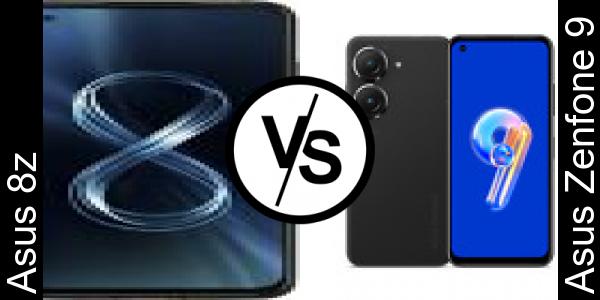 Compare Asus 8z vs Asus Zenfone 9 - Phone rating