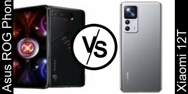 Compare Asus ROG Phone 5S Pro vs Xiaomi 12T