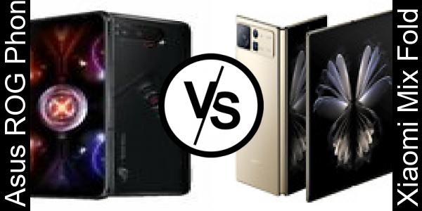 Compare Asus ROG Phone 5S Pro vs Xiaomi Mix Fold 2