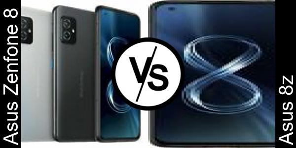 Compare Asus Zenfone 8 vs Asus 8z - Phone rating