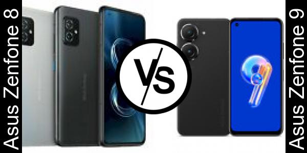 Compare Asus Zenfone 8 vs Asus Zenfone 9 - Phone rating