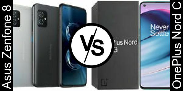Compare Asus Zenfone 8 vs OnePlus Nord CE 5G