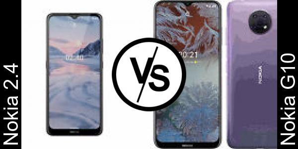 Compare Nokia 2.4 vs Nokia G10