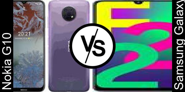 Compare Nokia G10 vs Samsung Galaxy F22