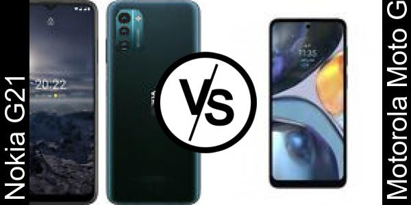 Compare Nokia G21 vs Motorola Moto G22