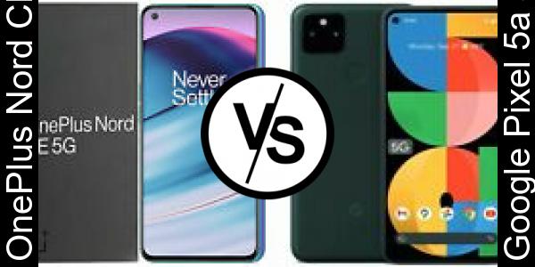 Compare OnePlus Nord CE 5G vs Google Pixel 5a 5G