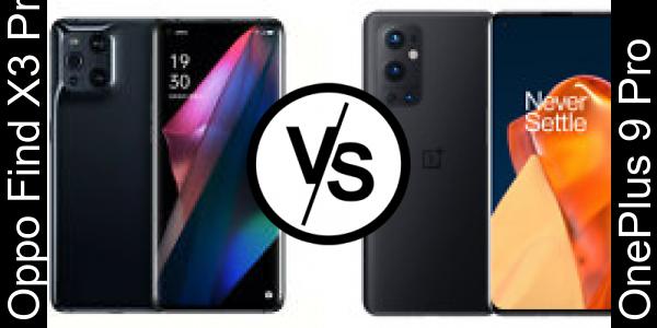 Compare Oppo Find X3 Pro vs OnePlus 9 Pro - Phone rating
