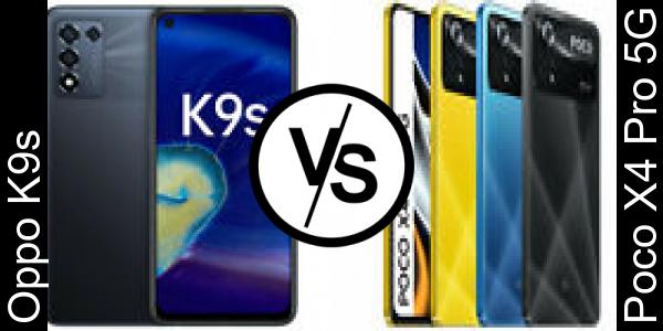 Compare Oppo K9s vs Poco X4 Pro 5G