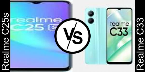 Compare Realme C25s vs Realme C33 - Phone rating