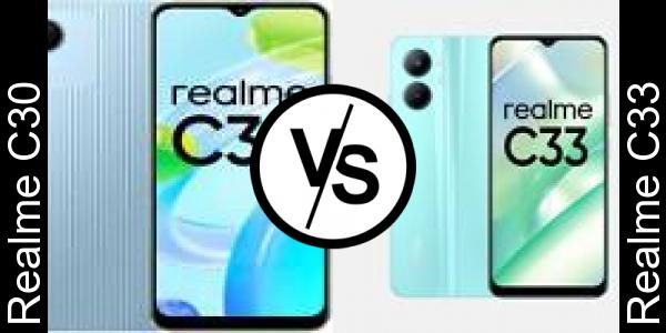 Compare Realme C30 vs Realme C33