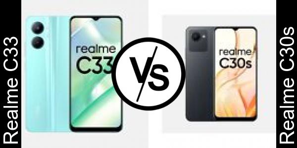 Compare Realme C33 vs Realme C30s