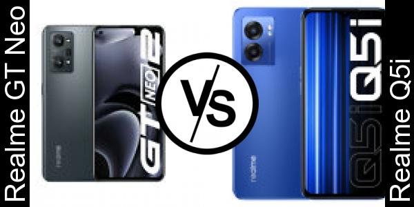 Compare Realme GT Neo 2 vs Realme Q5i