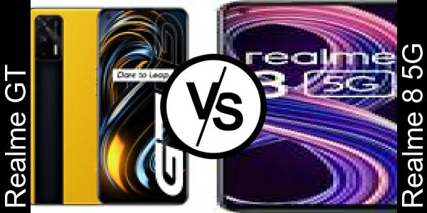 Compare Realme GT vs Realme 8 5G