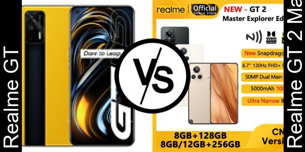 Compare Realme GT vs Realme GT 2 Master Explorer Edition - Phone rating