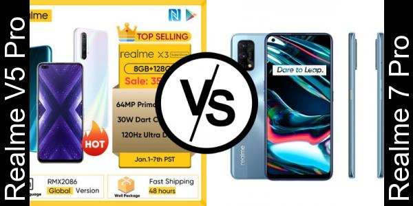 Compare Realme V5 Pro vs Realme 7 Pro