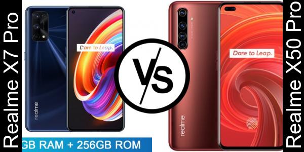 Compare Realme X7 Pro vs Realme X50 Pro - Phone rating