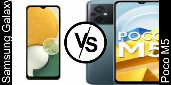 Compare Samsung Galaxy A13 vs Poco M5