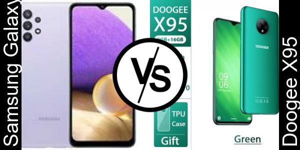 Compare Samsung Galaxy A32 5G vs Doogee X95 - Phone rating