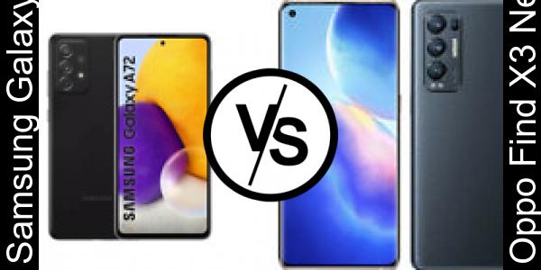 Compare Samsung Galaxy A52 vs Oppo Find X3 Neo