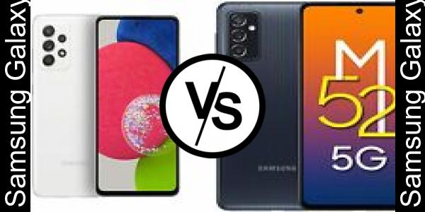 Compare Samsung Galaxy A52s 5G vs Samsung Galaxy M52 5G