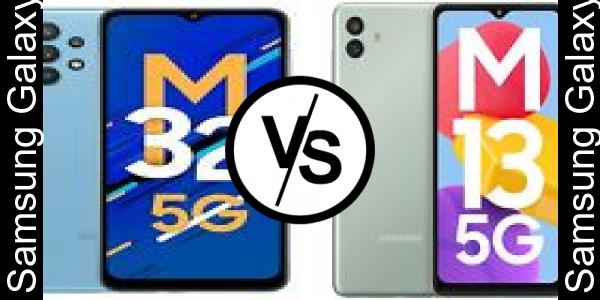 Compare Samsung Galaxy M32 5G vs Samsung Galaxy M13 5G - Phone rating