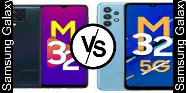 Compare Samsung Galaxy M32 vs Samsung Galaxy M32 5G - Phone rating