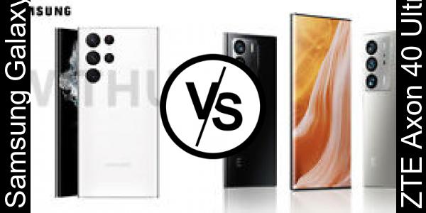 Compare Samsung Galaxy S22 Ultra vs ZTE Axon 40 Ultra - Phone rating