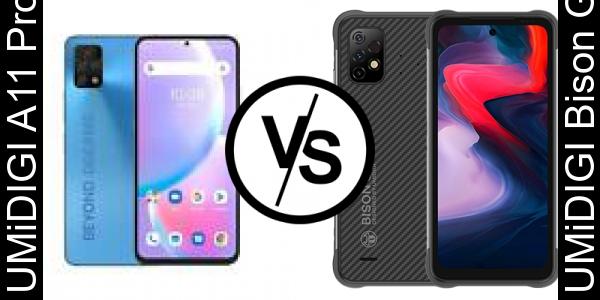 Compare UMiDIGI A11 Pro Max vs UMiDIGI Bison GT2 5G