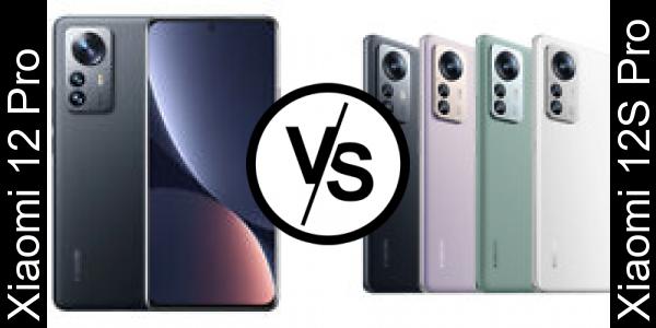 Compare Xiaomi 12 Pro vs Xiaomi 12S Pro - Phone rating