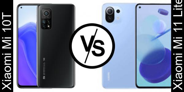 Compare Xiaomi Mi 10T vs Xiaomi Mi 11 Lite 5G - Phone rating