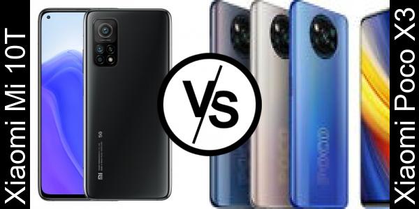 Compare Xiaomi Mi 10T vs Xiaomi Poco X3 Pro - Phone rating