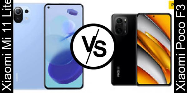 Compare Xiaomi Mi 11 Lite 5G vs Xiaomi Poco F3 - Phone rating