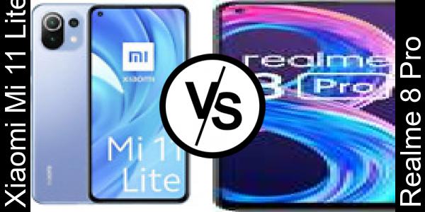 Compare Xiaomi Mi 11 Lite vs Realme 8 Pro