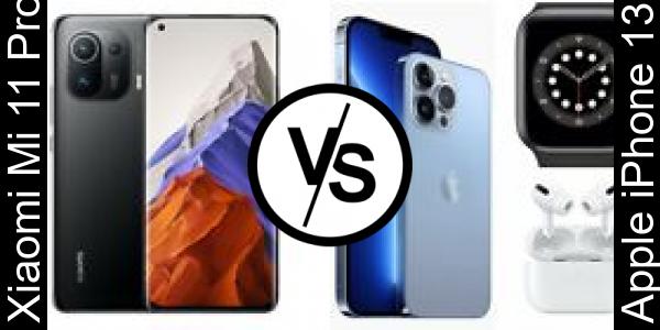 Compare Xiaomi Mi 11 Pro vs Apple iPhone 13 Pro Max