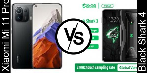 Compare Xiaomi Mi 11 Pro vs Black Shark 4