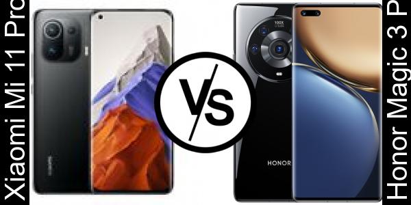 Compare Xiaomi Mi 11 Pro vs Honor Magic 3 Pro - Phone rating