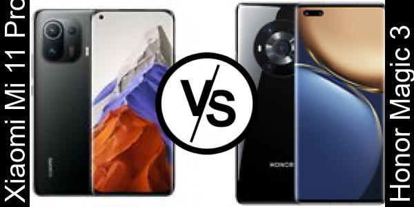 Compare Xiaomi Mi 11 Pro vs Honor Magic 3