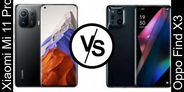 Compare Xiaomi Mi 11 Pro vs Oppo Find X3