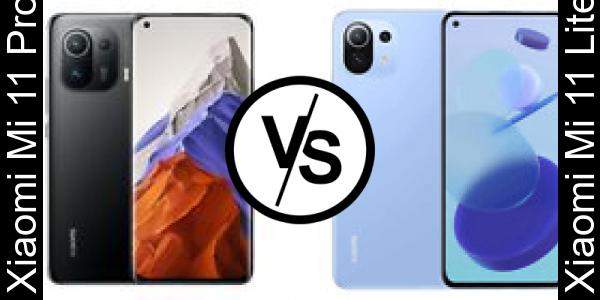Compare Xiaomi Mi 11 Pro vs Xiaomi Mi 11 Lite 5G - Phone rating