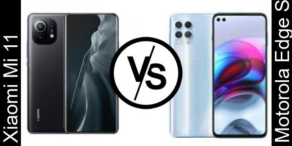 Compare Xiaomi Mi 11 vs Motorola Edge S - Phone rating