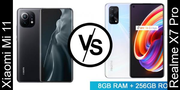 Compare Xiaomi Mi 11 vs Realme X7 Pro