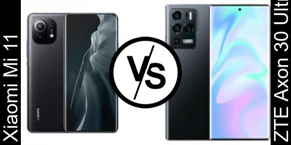 Compare Xiaomi Mi 11 vs ZTE Axon 30 Ultra - Phone rating