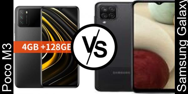 Compare Poco M3 vs Samsung Galaxy A12 - Phone rating