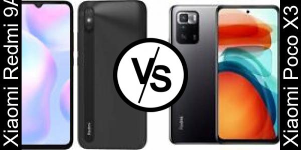 Compare Xiaomi Redmi 9AT vs Xiaomi Poco X3 GT - Phone rating