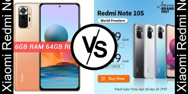 Compare Xiaomi Redmi Note 10 Pro vs Xiaomi Redmi Note 10S - Phone rating