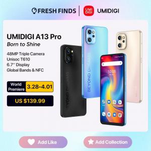 UMiDIGI A13 Pro price comparison and specifications