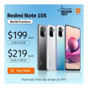 Xiaomi Redmi Note 10S price comparison and specifications